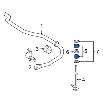 Lexus OE - Rear Suspension Stabilizer Bar Link Bushing