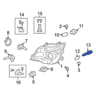 Lexus OE - Rear Side Marker Light Socket