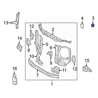 Lexus OE - Front Hood Stop Buffer