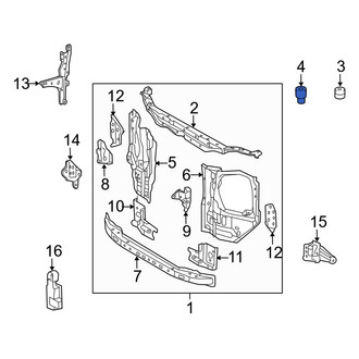 Lexus OE - Front Hood Stop Buffer