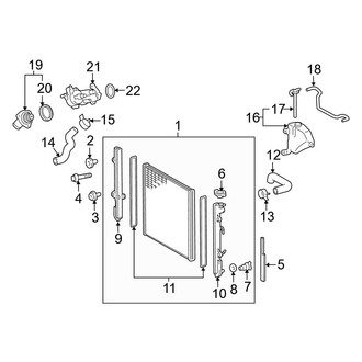 Lexus OE - Cooling - Radiator & Components