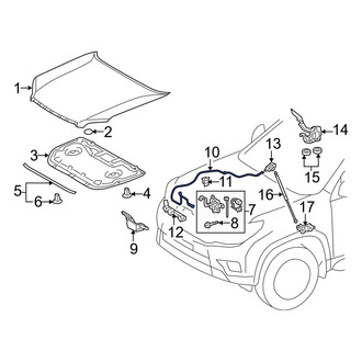 Lexus OE - Front Hood Release Cable