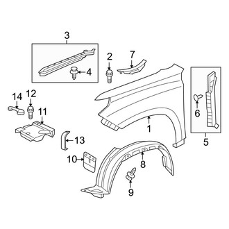 Lexus OE - Fender & Components
