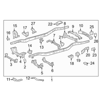 2021 Lexus GX460 OEM Chassis Frames & Body Parts | CARiD