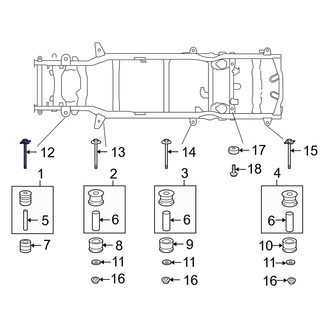 Lexus OE - Front Frame Rail Bolt