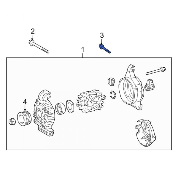 Alternator Bracket Bolt