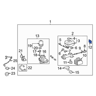Lexus OE - Brake Master Cylinder Gasket