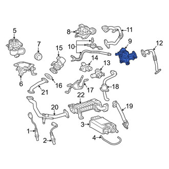 Lexus OE - Left Secondary Air Injection Control Valve