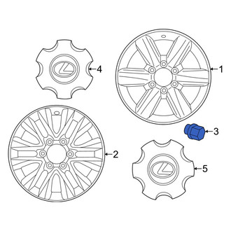 Lexus OE - Wheel Lug Nut