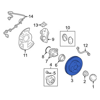 Lexus OE - Front Disc Brake Rotor