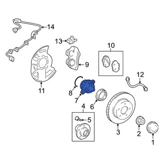 Lexus OE - Front Wheel Bearing