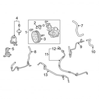 2021 Lexus GX Power Steering Reservoirs | Caps, Seals — CARiD.com