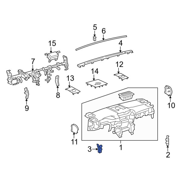 Instrument Panel Mounting Bracket