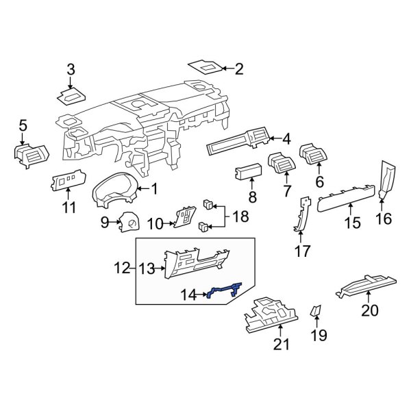 Instrument Panel Mounting Bracket