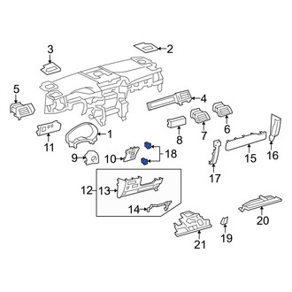 Lexus OE - Instrument Panel Cover