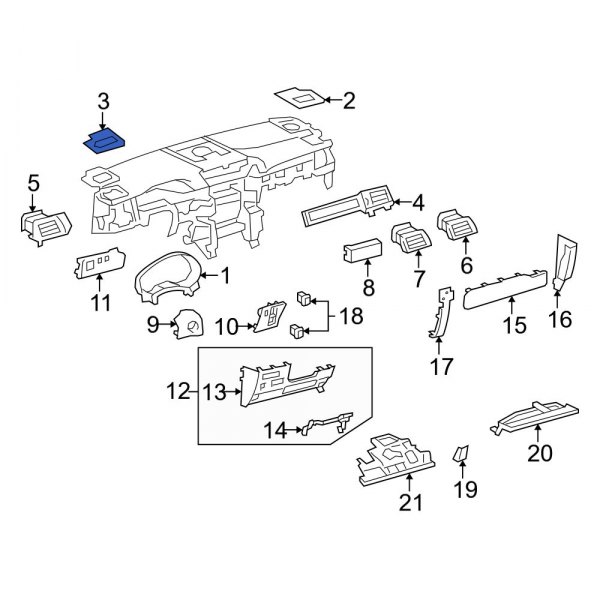 Windshield Defroster Nozzle