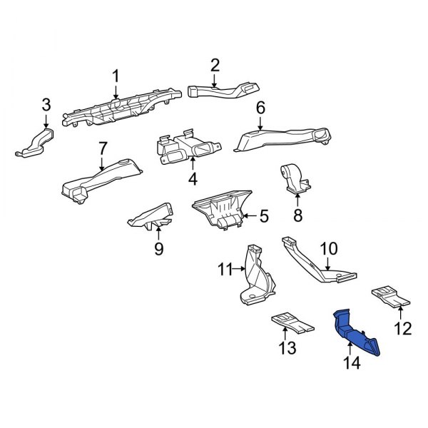 Instrument Panel Air Duct