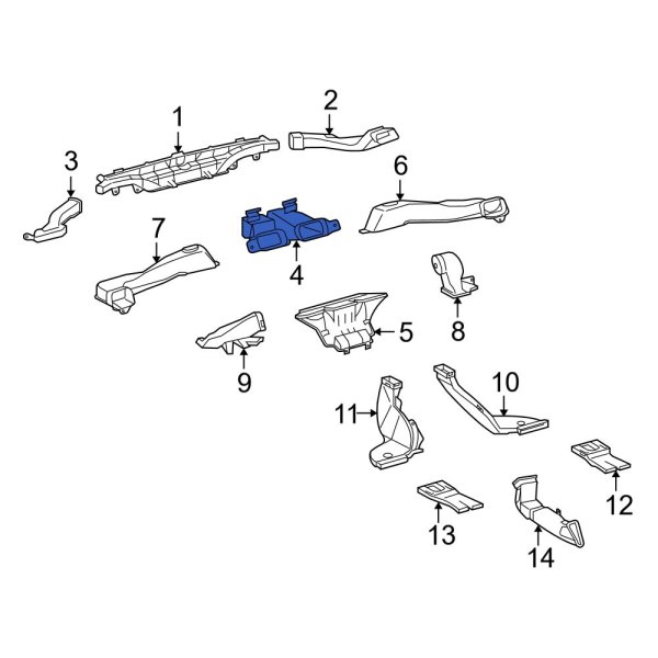 Instrument Panel Air Duct