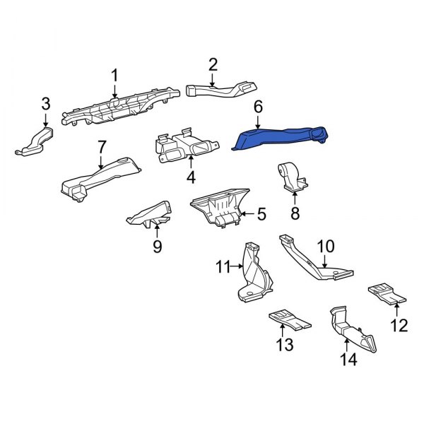 Instrument Panel Air Duct