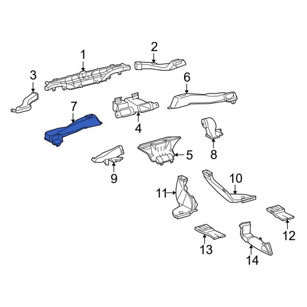 Instrument Panel Air Duct