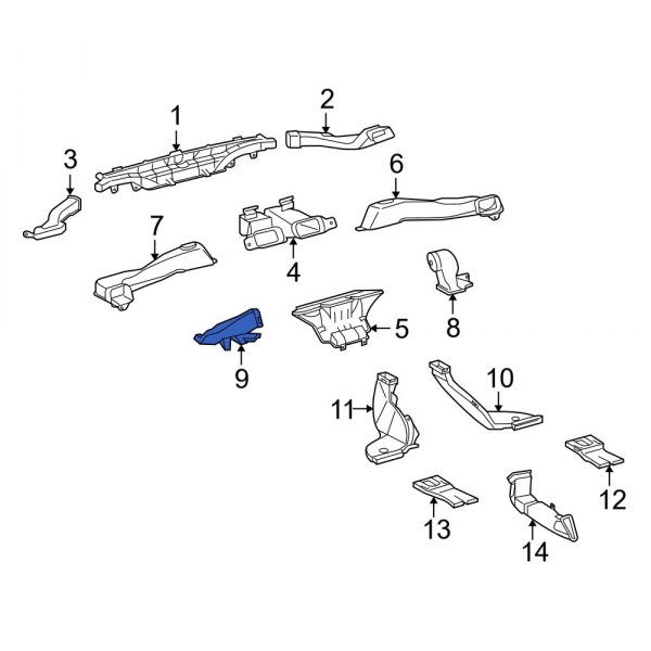 Instrument Panel Air Duct