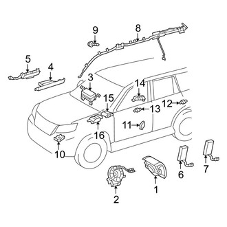 Lexus OE - Restraint Systems - Air Bag Components