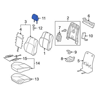 Lexus OE - Front Right Headrest
