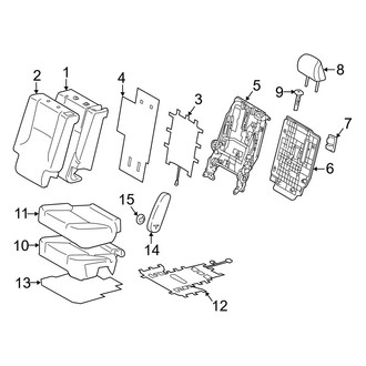 Lexus OE - Seats & Tracks - Second Row Seats (With Captains Chairs)