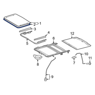 Lexus OE - Sunroof Seal