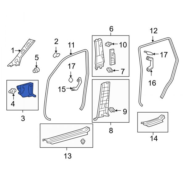 Kick Panel Trim