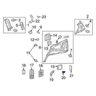 Lexus OE - Rear 12 Volt Accessory Power Outlet
