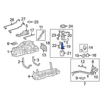 Lexus OE - Fuel Pump and Strainer Set
