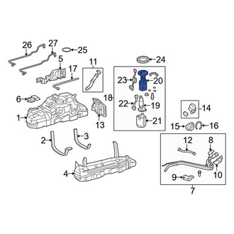 Lexus OE - Fuel Pump Housing