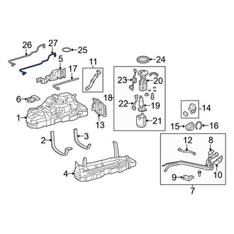 Lexus OE - Fuel Return Hose