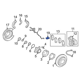 Lexus OE - Rear Right ABS Wheel Speed Sensor