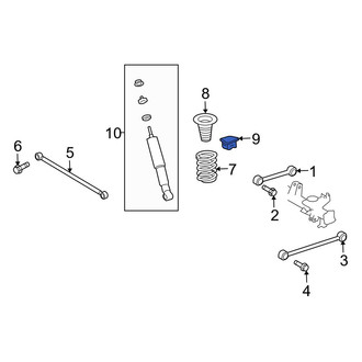 Lexus OE - Rear Coil Spring Damper