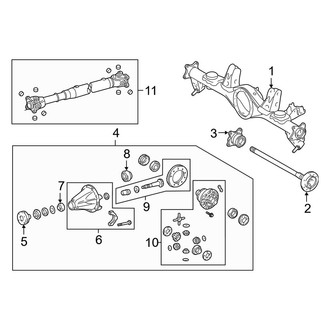 Lexus OE - Rear Suspension - Axle Housing