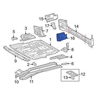 Lexus OE - Rear Left Rear Body Panel Extension