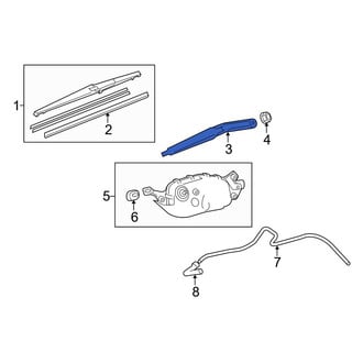 Lexus OE - Rear Wiper Arm