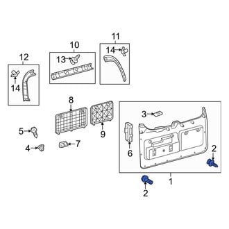 Lexus OE - Door Interior Trim Panel Retainer