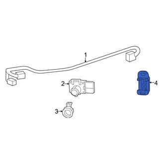 Lexus OE - Rear Parking Aid Sensor Clip