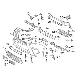 Lexus OE - Bumper Cover Bolt