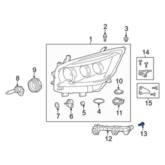 Lexus OE - Headlight Mounting Bolt