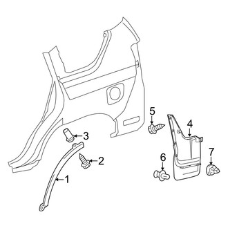 Lexus OE - Quarter Panel - Exterior Trim