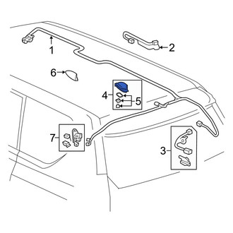 Lexus OE - Radio Antenna Assembly
