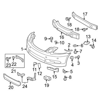 Lexus OE - Front Bumper - Bumper & Components