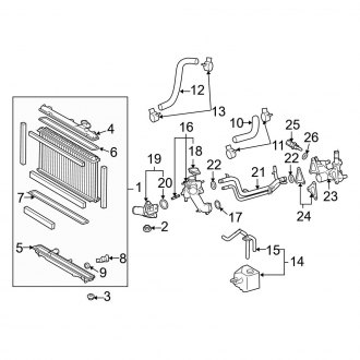 2008 Lexus GS350 OEM Engine Cooling Parts - Radiators | CARiD