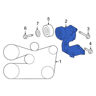 Lexus OE - Accessory Drive Belt Tensioner Assembly
