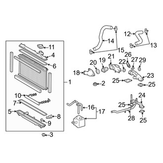 Lexus OE - Cooling - Radiator & Components
