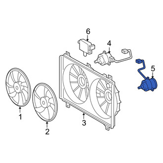 Lexus OE - Left Engine Cooling Fan Motor